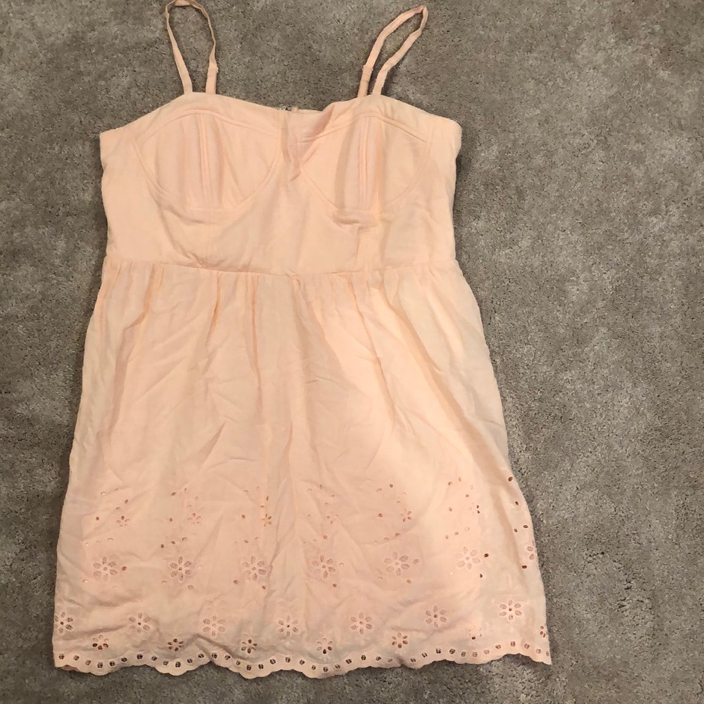 Peach dress